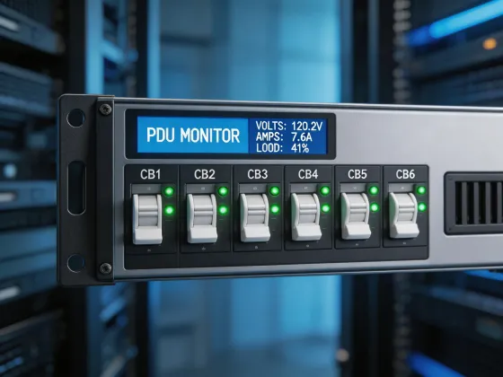 Data center power distribution with ArcShield breakers
